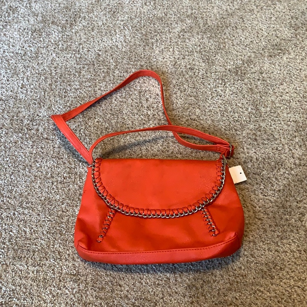CATO Purse With Tags, No Holes Or Tears Just Minor Satining. Orange/Red Color